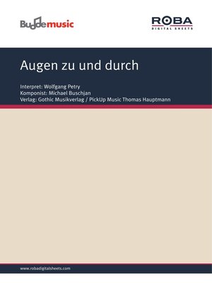 cover image of Augen zu und durch